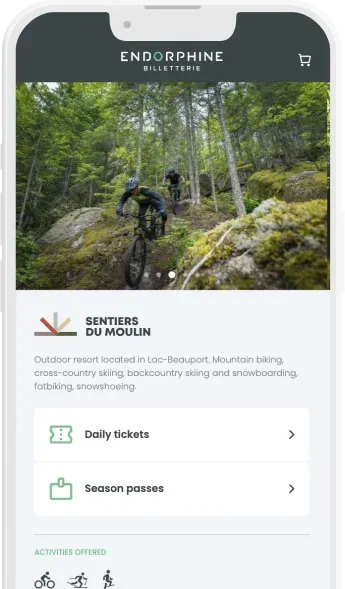 Application mobile Endorphine sur iPhone